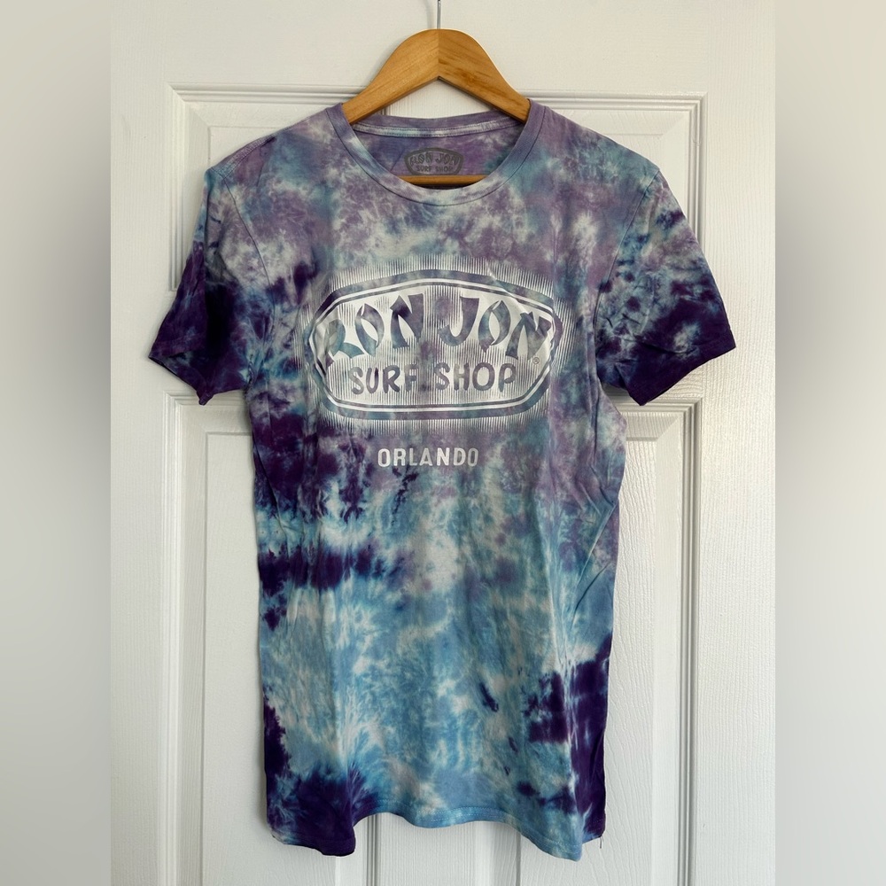 Ron Jon Purple and Blue Tie-Dye Tee